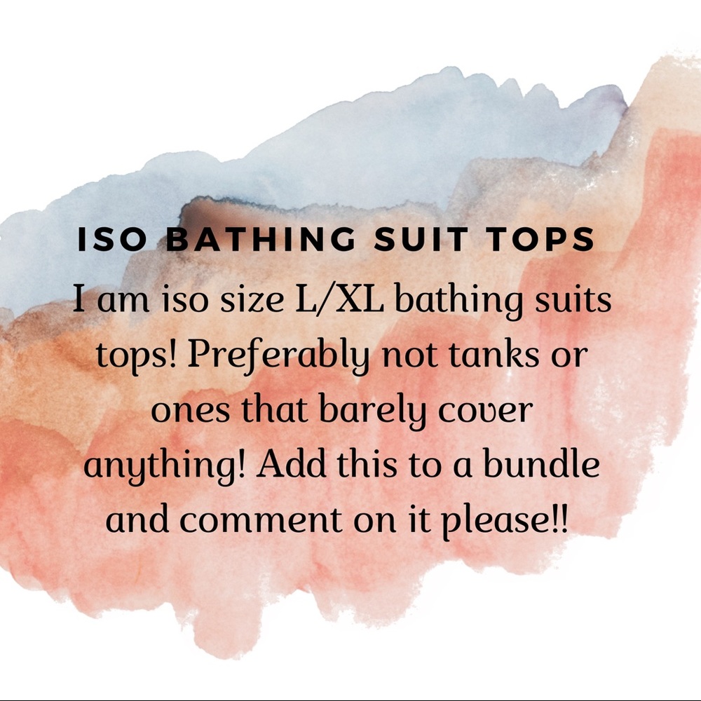 ISO BATHING SUIT TOPS